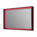 Зеркало Ювента Torino-100 бордовый