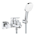 Смеситель для ванны Grohe Cubeo с душевым набором 1018140000