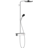 Душевая система Hansgrohe Pulsify Showerpipe 260 1jet с ShowerTablet Select 400, хром (24220000)