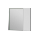 Зеркало со шкафчиком Ювента Manhattan MnhMC-70 белый